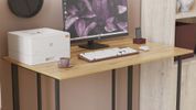 Комп'ютерний стіл Ferrum-decor Ханна 75x120x60 чорний ДСП Дуб Артизан 16мм (FRD-106217) FRD-106217 фото 3