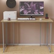 Письмовий стіл Ferrum-decor Ханна 75x120x70 сірий ДСП Дуб Сонома 16мм (FRD-101432) FRD-101432 фото 1