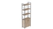 Етажерка 4/60 Ferrum-decor Серії Конект з тумбою 179x60x28 Сірий ДСП Сан-Марино (FRD-102478) FRD-102478 фото 1