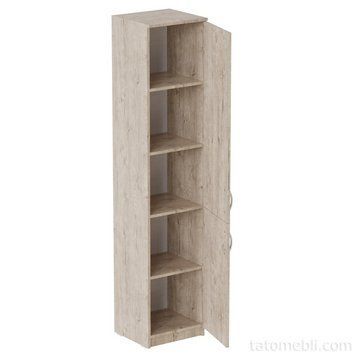 Пенал Анжело Ferrum-decor на 5 полиць із 2 дверима 1900x400x380 ДСП Дуб Сан-Марино 16 мм (FRD-104918) FRD-104918 фото
