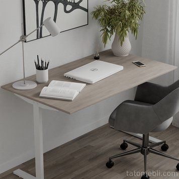 Стіл письмовий Space Ferrum-decor 750x1400x700 Білий метал ДСП Дуб Кремона Канолло 16 мм (FRD-108000) FRD-108000 фото