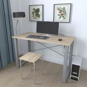 Письменный стол Ferrum-decor Драйв 750x1200x700 Серый металл ДСП Дуб Сонома 16 мм (FRD-103181) FRD-103181 фото 2