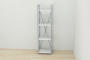 Етажерка 4/34 Ferrum-decor Серії Конект 120x34x28 сірий ДСП Біле 16мм (FRD-104283) FRD-104283 фото 10
