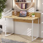 Комп'ютерний стіл Ferrum-decor Скай 75x140x70 білий ДСП Дуб Сан-Марино 16мм (FRD-101114) FRD-101114 фото 1