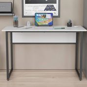 Письмовий стіл Ferrum-decor Коді 75x120x60 чорний ДСП Біле 16мм (FRD-103741)