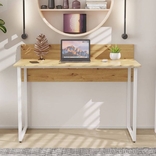 Комп'ютерний стіл Ferrum-decor Скай 75x140x70 білий ДСП Дуб Сан-Марино 16мм (FRD-101114) FRD-101114 фото