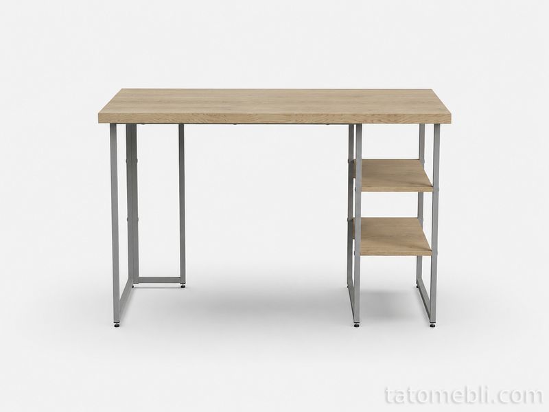 Стол письменный Кевин Ferrum-decor 75x100x60 Серый металл ДСП Дуб Кремона Торро 32 мм (FRD-108158) FRD-108158 фото