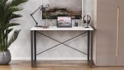 Письмовий стіл Ferrum-decor Серії Конект 75x120x600 чорний ДСП Біле 16мм (FRD-104201) FRD-104201 фото 5