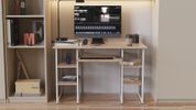 Комп'ютерний стіл Ferrum-decor Тім 75x120x60 білий ДСП Дуб Сан-Марино 16мм (FRD-101358) FRD-101358 фото 4