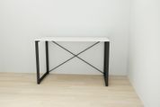 Письмовий стіл Ferrum-decor Серії Конект 75x120x600 чорний ДСП Біле 16мм (FRD-104201) FRD-104201 фото 2