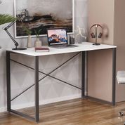 Письмовий стіл Ferrum-decor Серії Конект 75x120x600 чорний ДСП Біле 16мм (FRD-104201)