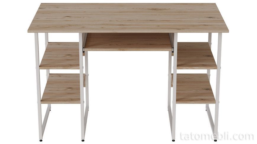 Комп'ютерний стіл Ferrum-decor Тім 75x120x60 білий ДСП Дуб Сан-Марино 16мм (FRD-101358) FRD-101358 фото