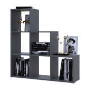 Стелаж Doros Степ 3х3 Графіт відкритий 102.6х28.8х106.1 DRS-011764 (41516162) DRS-011764 фото 1