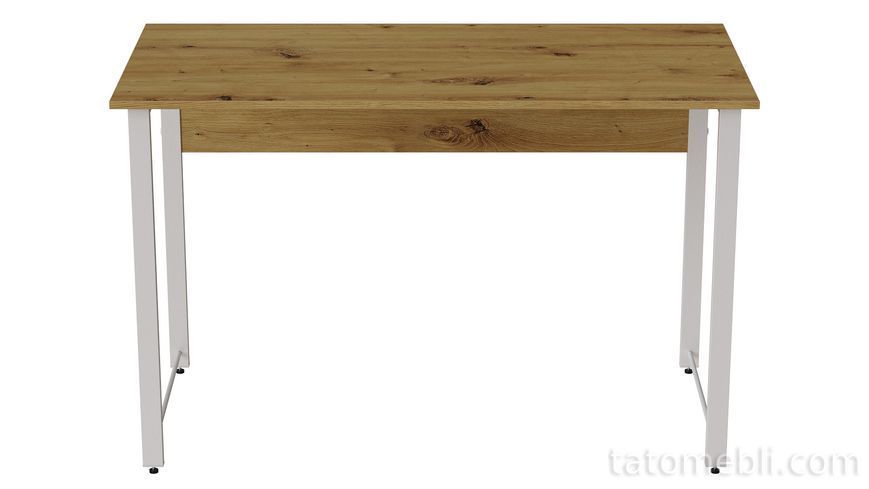Комп'ютерний стіл Ferrum-decor Курт 75x140x60 білий ДСП Дуб Артизан 32 мм (FRD-107158) FRD-107158 фото