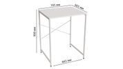 Стеллаж полка Бафрум 401 Ferrum-decor для стиральной машины 90x70,5x60,5 Белый металл ДСП Белый 16 мм (FRD-107360) FRD-107360 фото 4