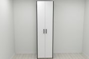 Шафа Гардероб Уні секція 6 серії Конект Ferrum-decor 220x60x50см Чорний метал ДСП Білий 16 мм (FRD-104571) FRD-104571 фото 3