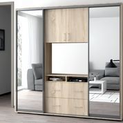 Шкаф купе под TV, Омега (210х45х220) Феникс FN10232 фото 1