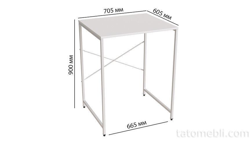 Стеллаж полка Бафрум 401 Ferrum-decor для стиральной машины 90x70,5x60,5 Белый металл ДСП Белый 16 мм (FRD-107360) FRD-107360 фото