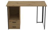 Комп'ютерний стіл Ferrum-decor Отто 75x120x70 чорний ДСП Дуб Артизан 16 мм (FRD-107010) FRD-107010 фото 2