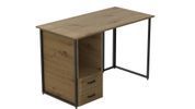 Комп'ютерний стіл Ferrum-decor Отто 75x120x70 чорний ДСП Дуб Артизан 16 мм (FRD-107010) FRD-107010 фото 1