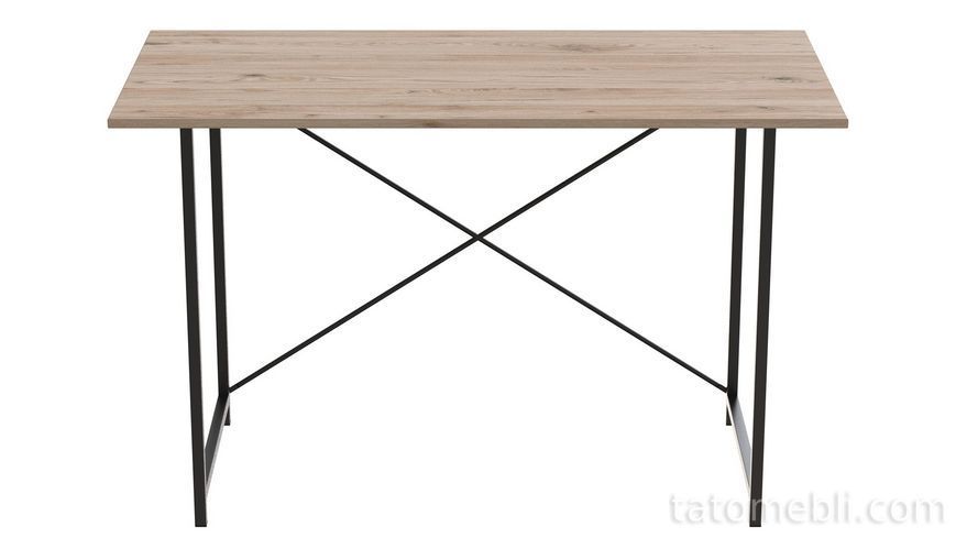 Стол письменный Line Лайт Ferrum-decor 750x1000x600 Черный металл ДСП Дуб Сан-Марино 16 мм (FRD-104844) FRD-104844 фото