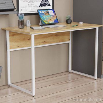 Комп'ютерний стіл Ferrum-decor Коді 75x140x60 білий ДСП Дуб Сан-Марино 16мм (FRD-101204) FRD-101204 фото